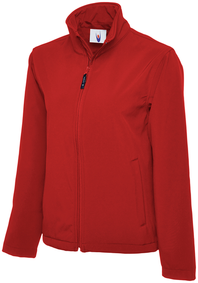 Classic Full Zip Soft Shell Jacket | Red