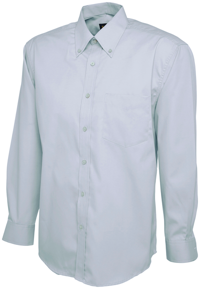 Mens Pinpoint Oxford Full Sleeve Shirt | Light Blue