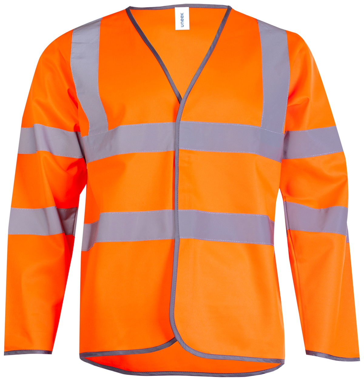 Long Sleeve Hi Vis Safety Waistcoat | Orange