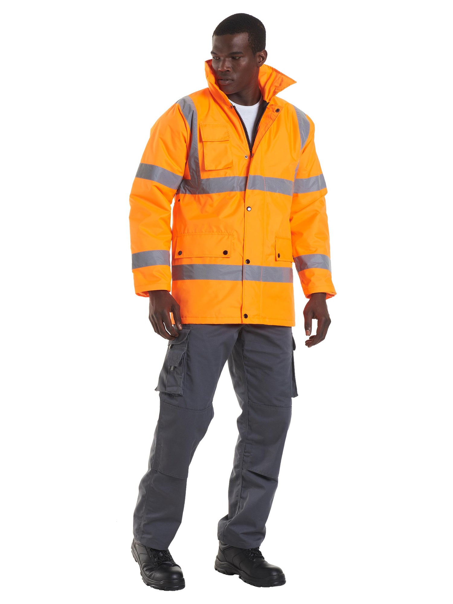 Hi Vis Road Safety Jacket | Orange