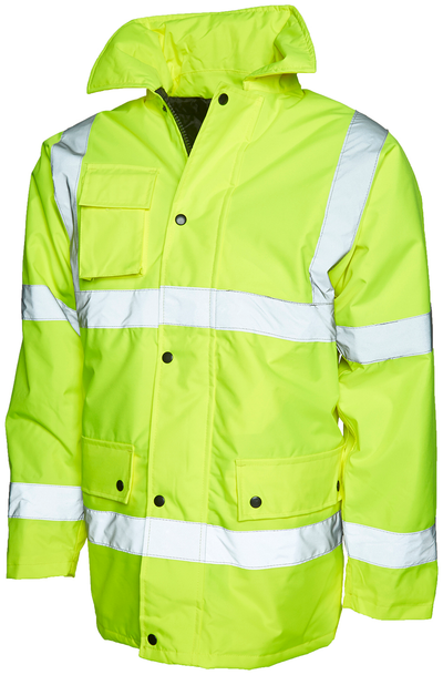Hi Vis Road Safety Jacket | Yellow