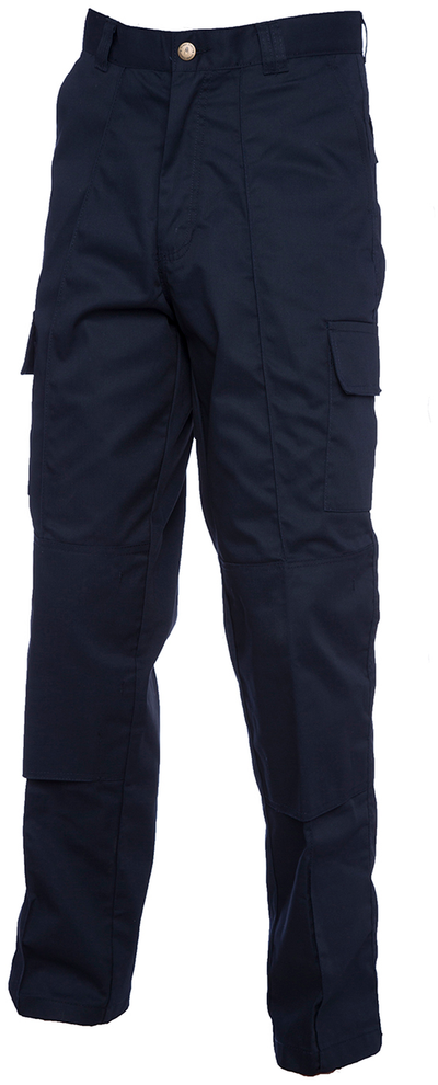Cargo Trouser with Knee Pad Pockets Long | Navy