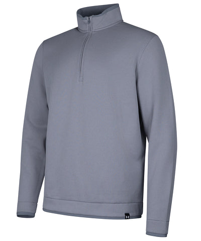 UA storm sweaterfleece QZ LB | steel