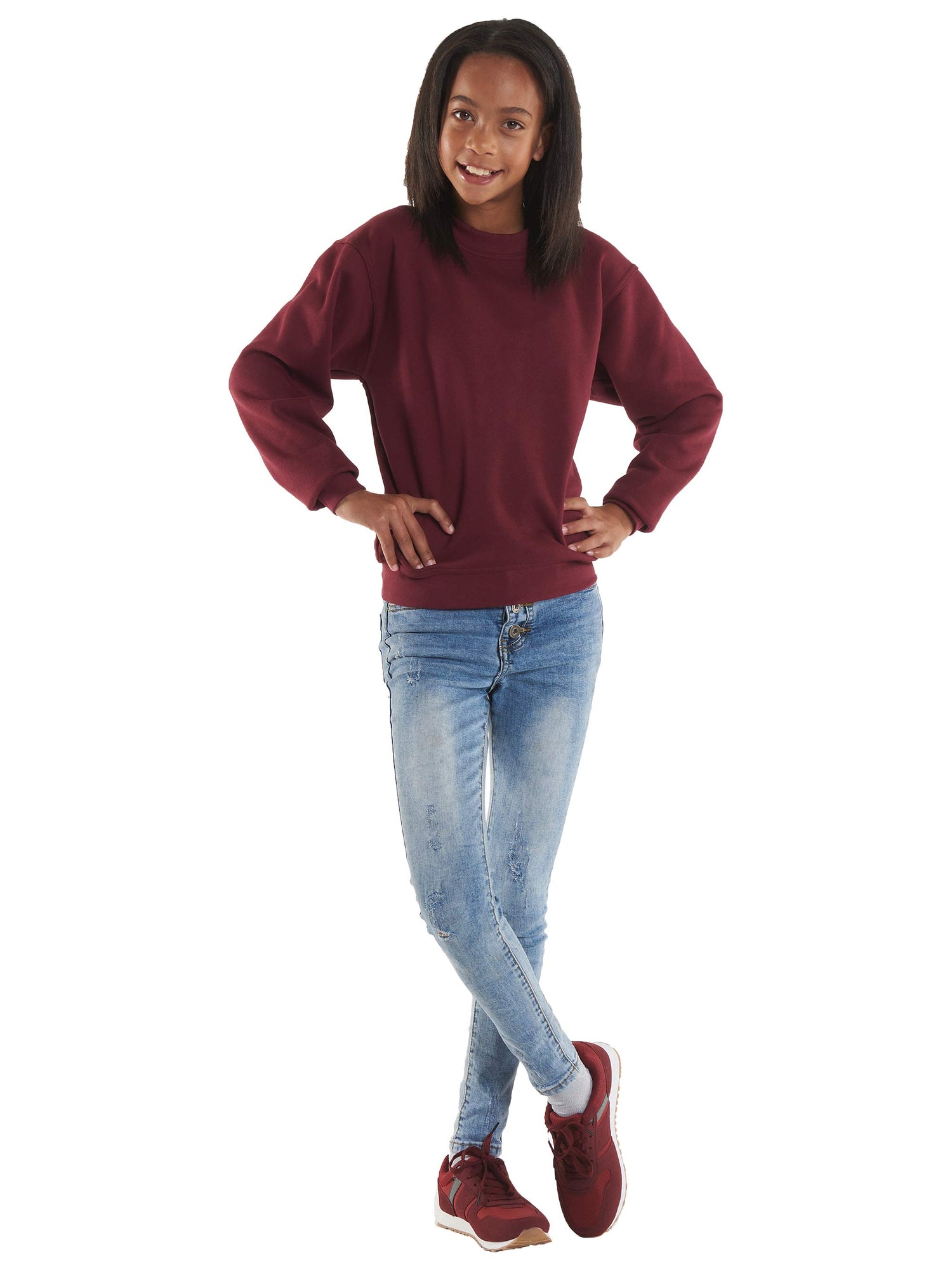 The UX Childrens Sweatshirt | Maroon