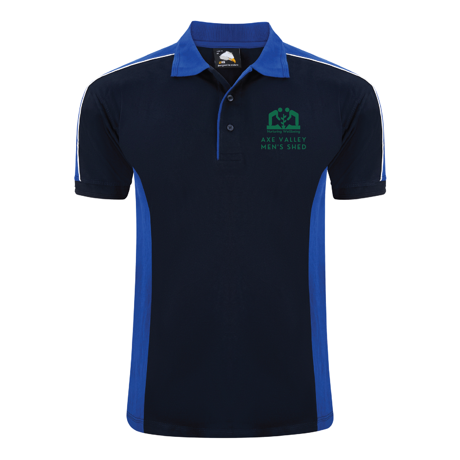 Axe Valley | Avocet Poloshirt | Navy - Royal