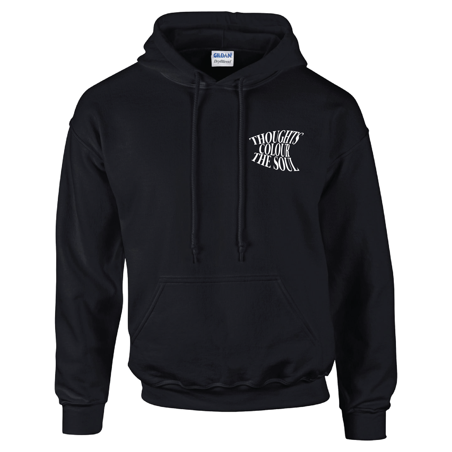 Levata Streetwear | DryBlend® adult hooded sweatshirt | Black