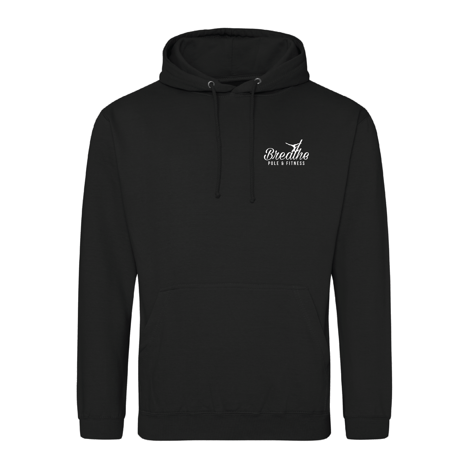 Breathe Pole & Fitness | College hoodie | Jet Black