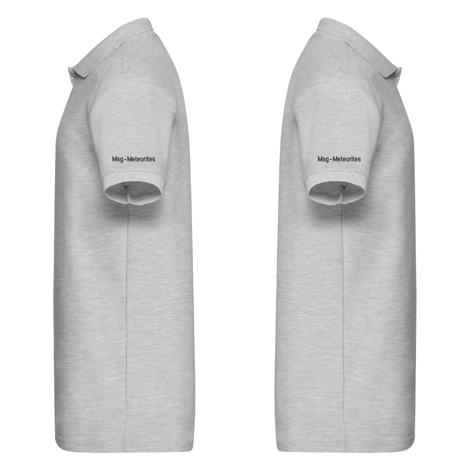 Msg-Meteorites | Heavyweight 65/35 polo | Heather Grey