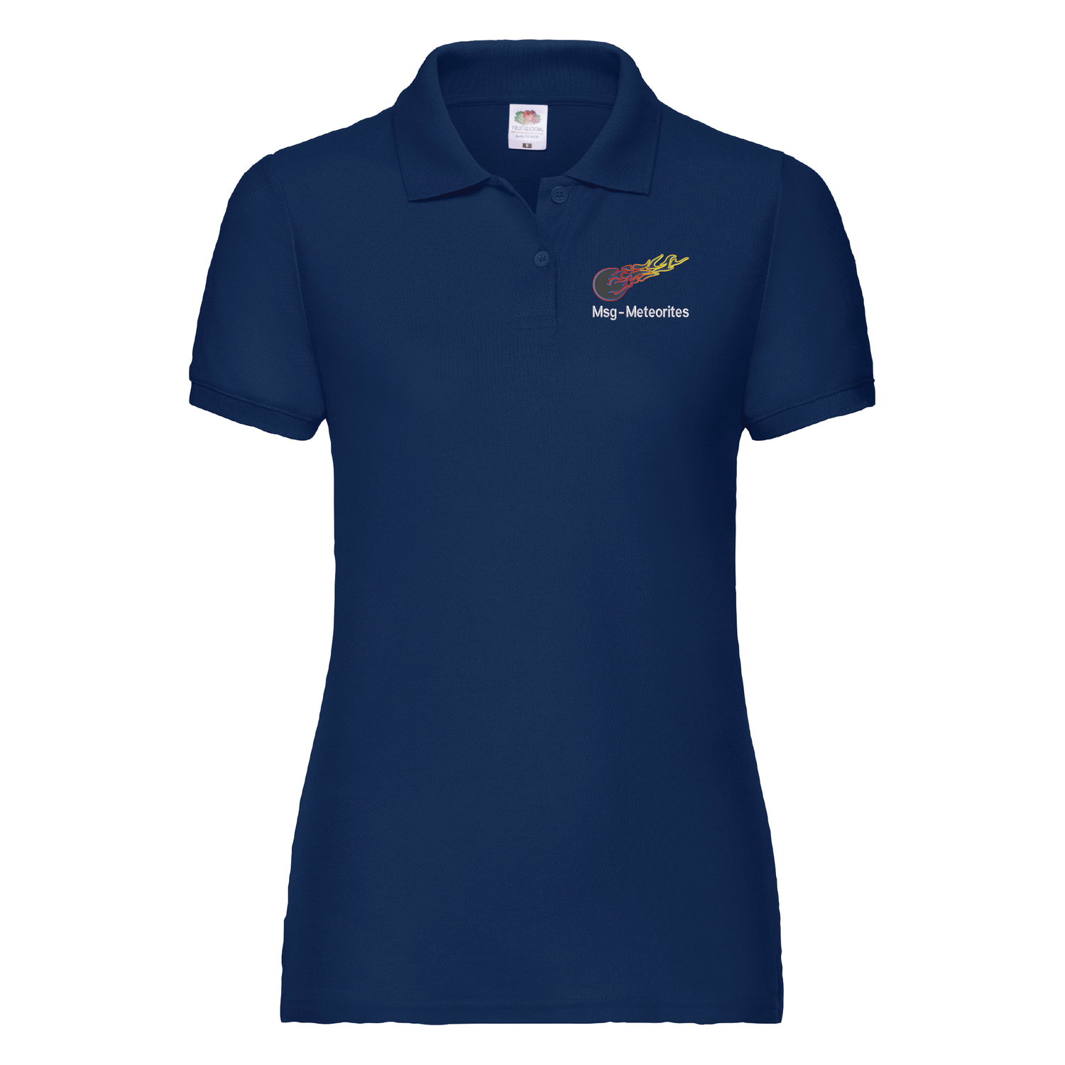 Msg-Meteorites | Womens 65/35 polo | Navy