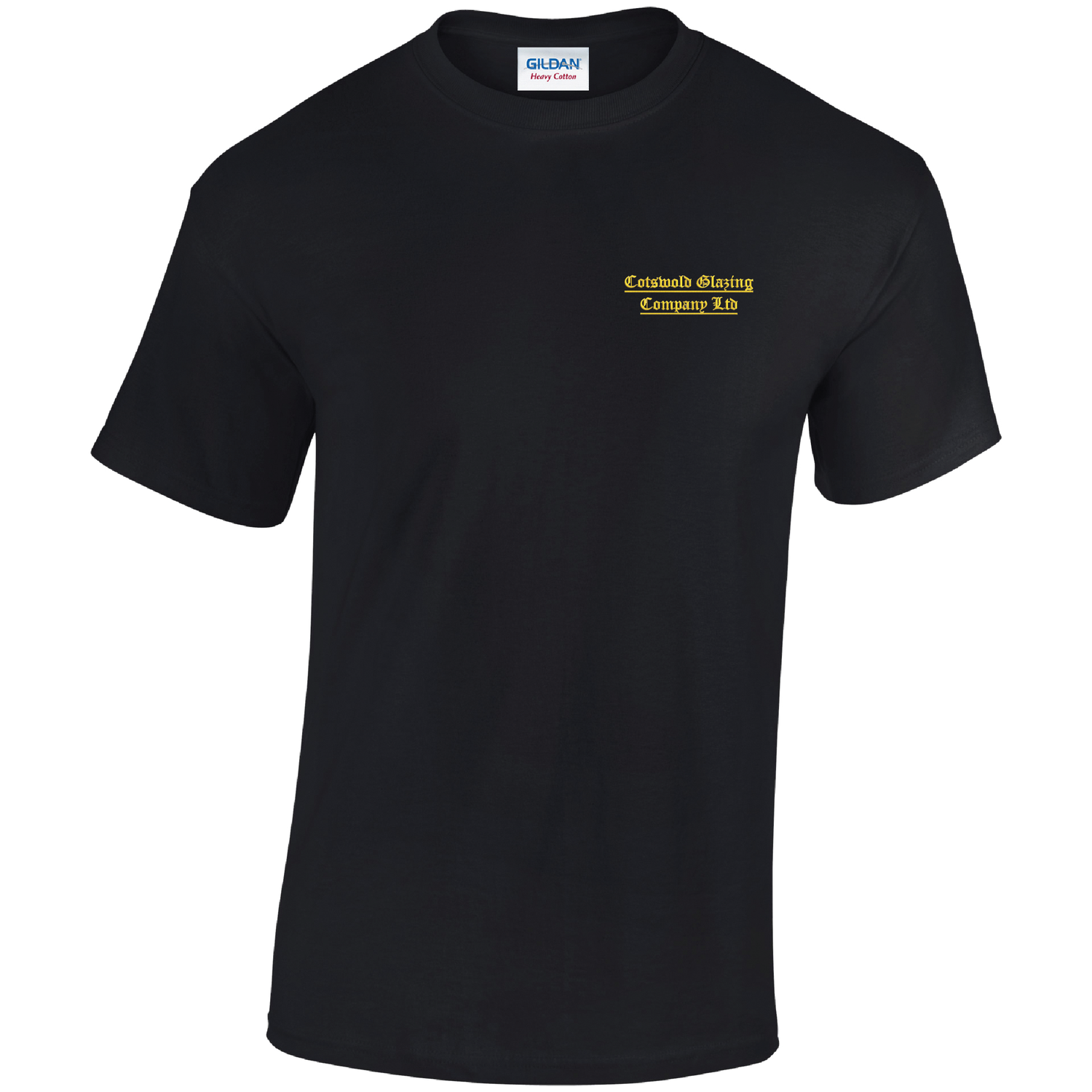 Cotswold Glazing | Heavy Cotton adult t-shirt | Black