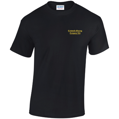 Cotswold Glazing | Heavy Cotton adult t-shirt | Black