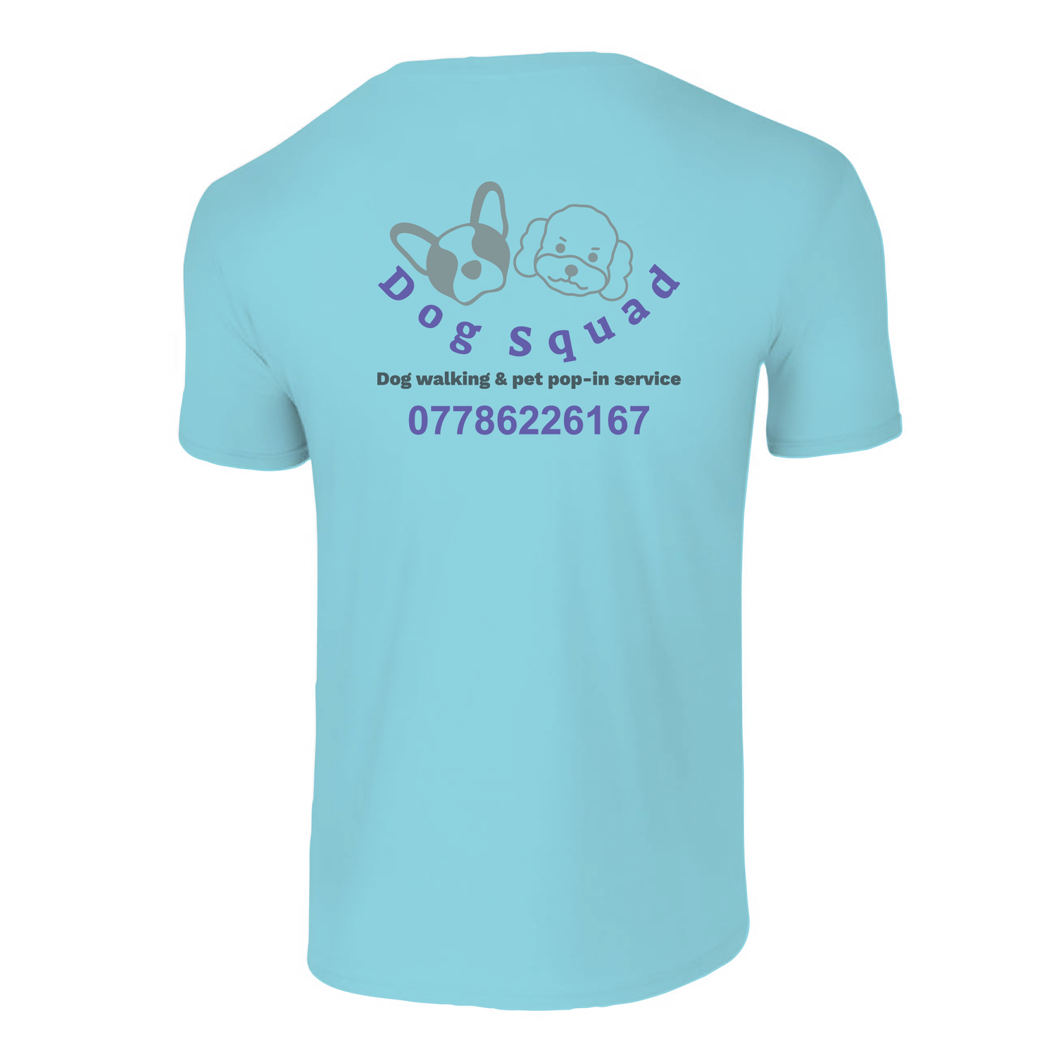 Dog Squad | Hammer adult t-shirt | Lagoon Blue