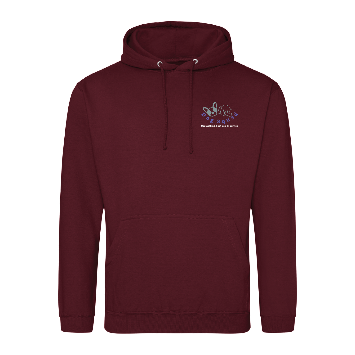 Dog Squad | College hoodie | Burgundy