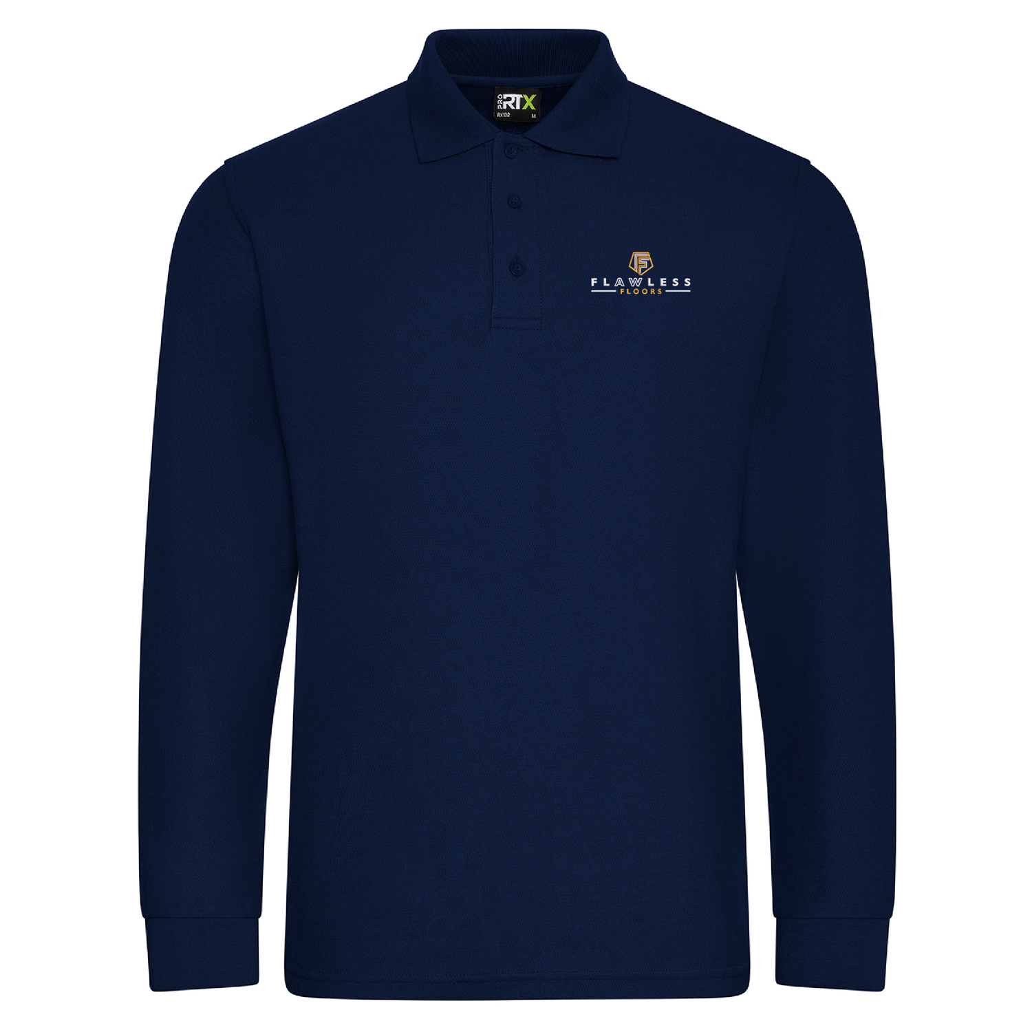 Flawless Floors | Pro Long Sleeve Polo Shirt