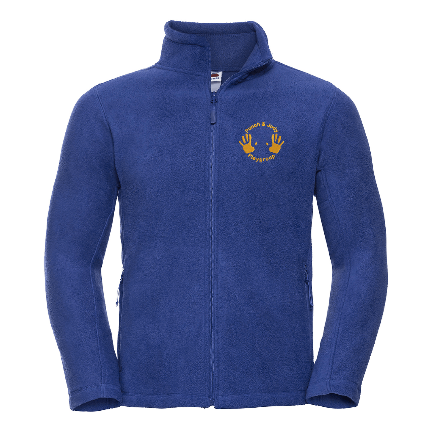 Punch and Judy Playgroup | Full-zip outdoor fleece | Bright Royal