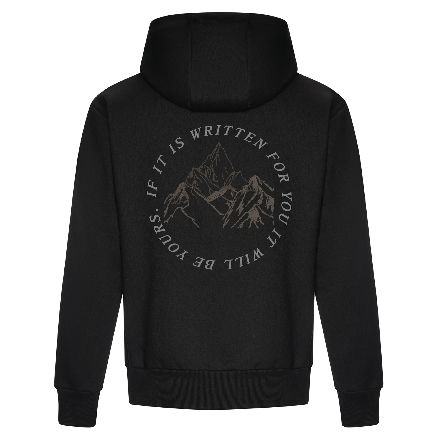 Adam Khan | Hoodie 1 | Organic hoodie | Deep Black