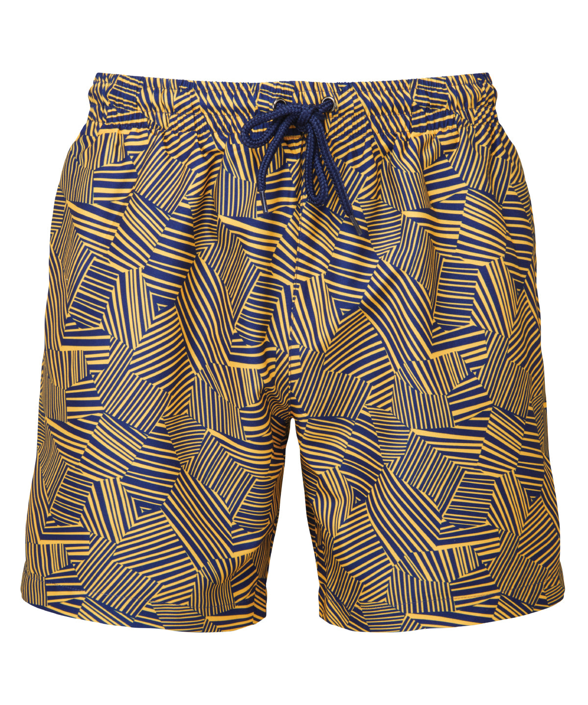 Mens swim shorts | navy/mustard