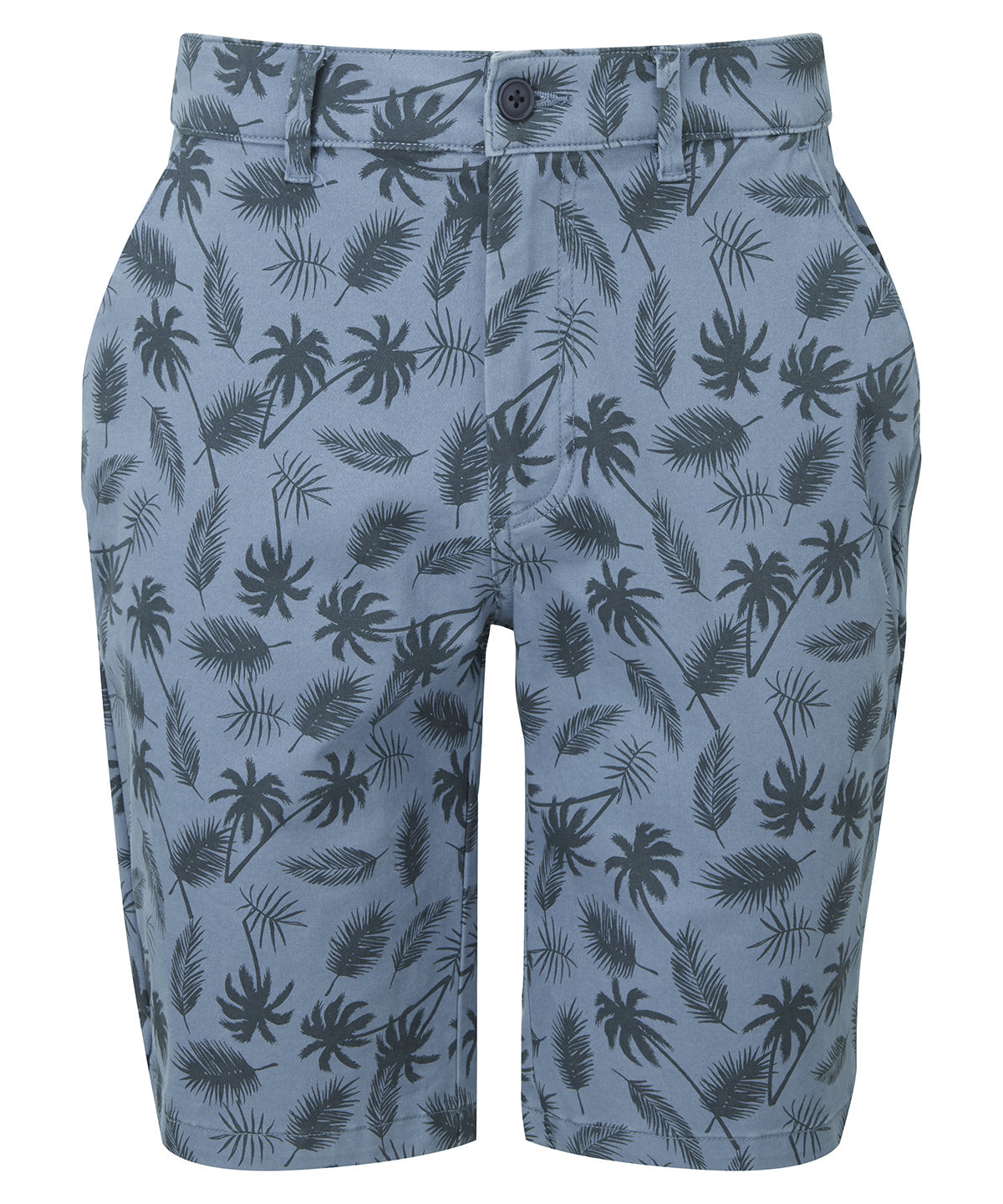 Mens palm print shorts | blue