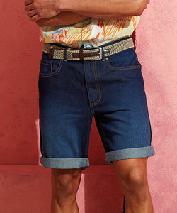 Mens denim shorts | black denim