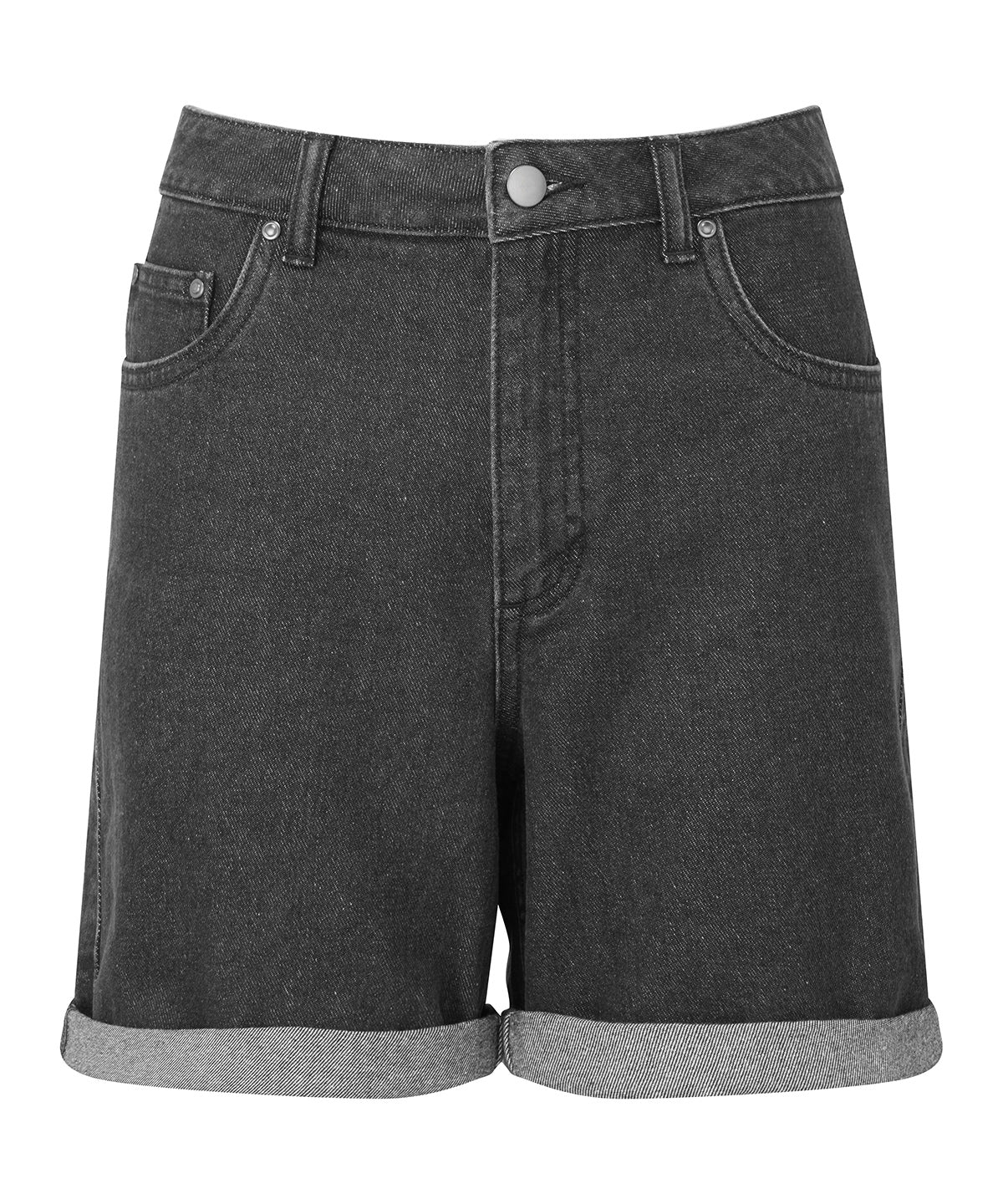 Womens denim shorts | black denim