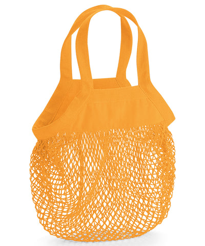 Organic cotton mini mesh grocery bag | Amber
