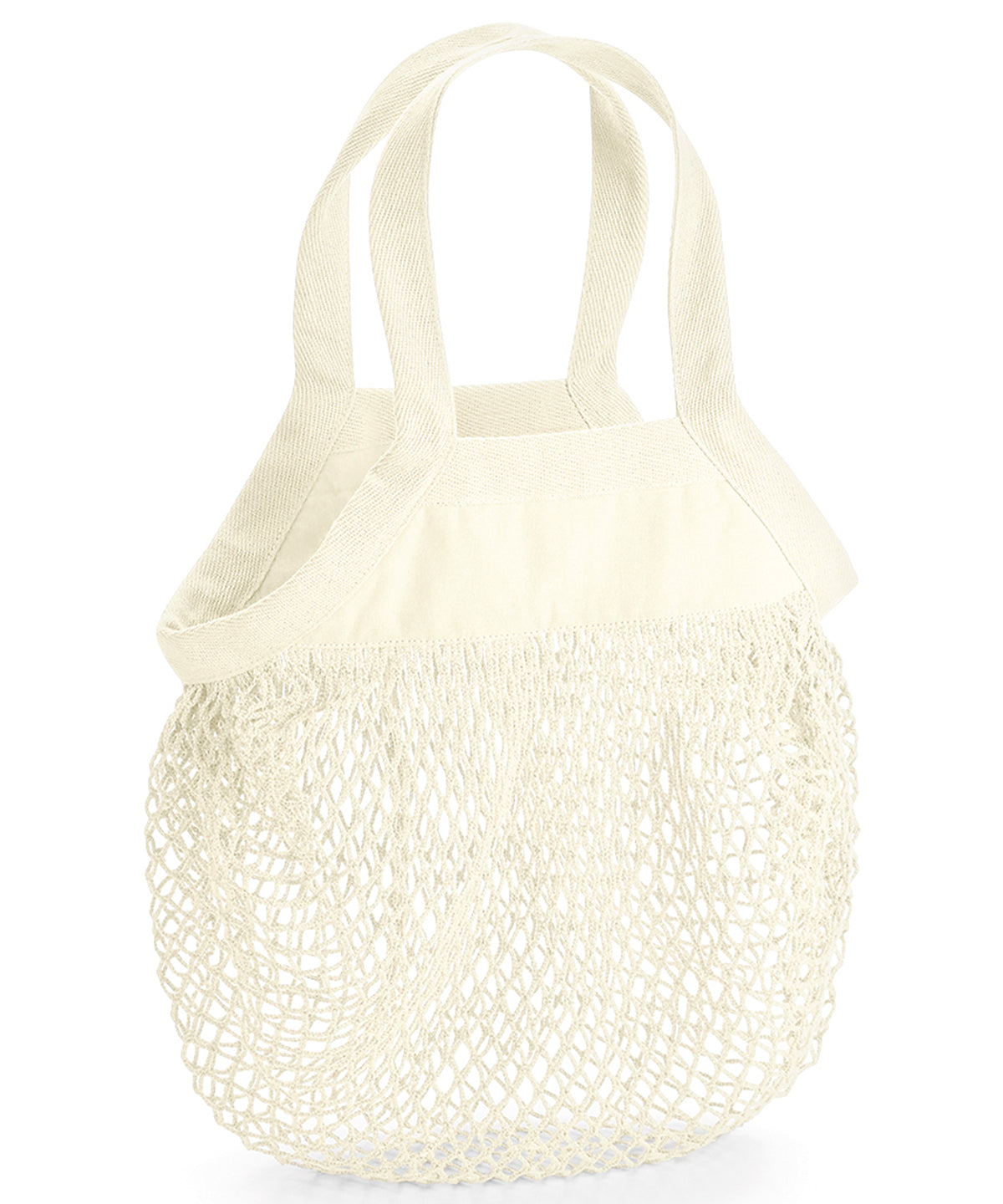 Organic cotton mini mesh grocery bag | Natural