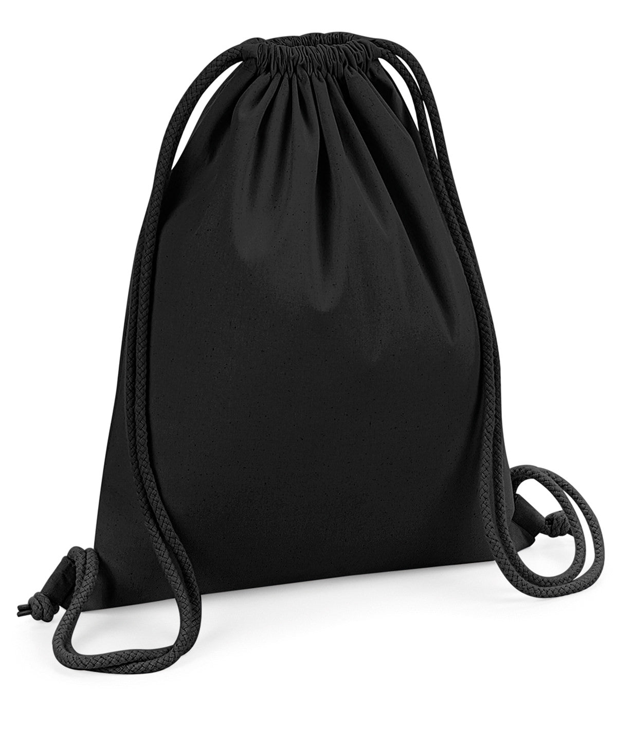 Organic premium cotton gymsac | black