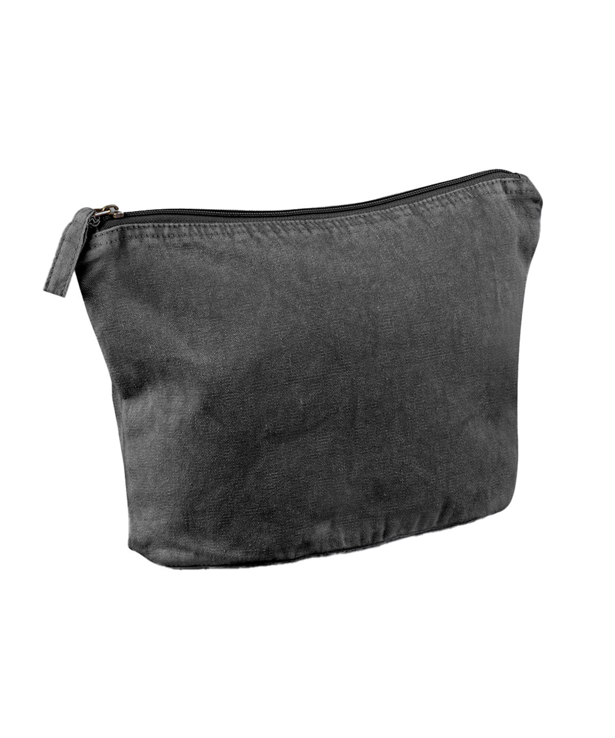 Garment-dyed accessory bag | vintage black