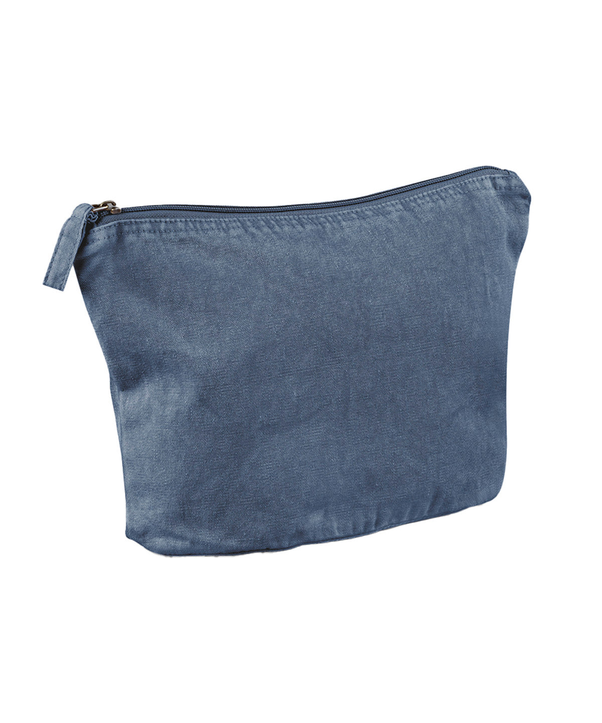 Garment-dyed accessory bag | vintage denim