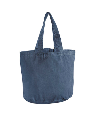 Garment-dyed shopper | vintage denim