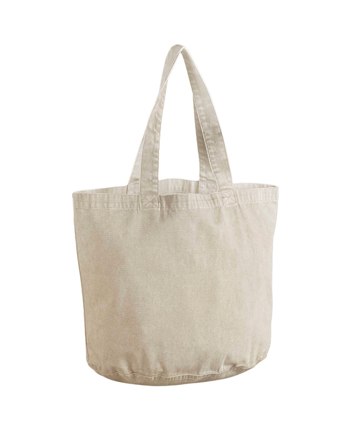 Garment-dyed shopper | vintage sand
