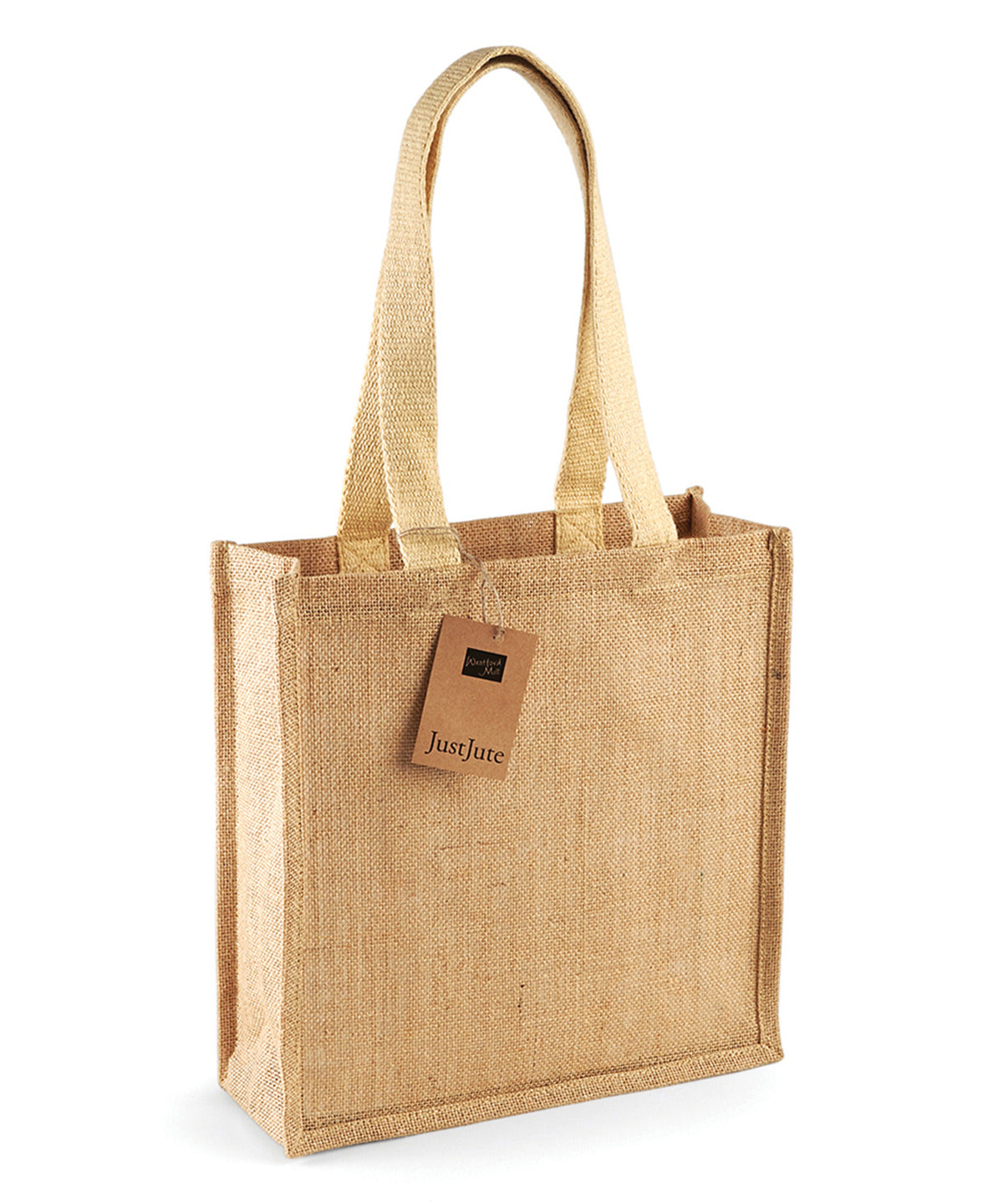 Jute compact tote | natural