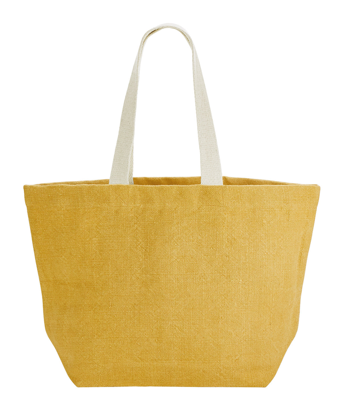 Soft washed jute beach bag | Saffron