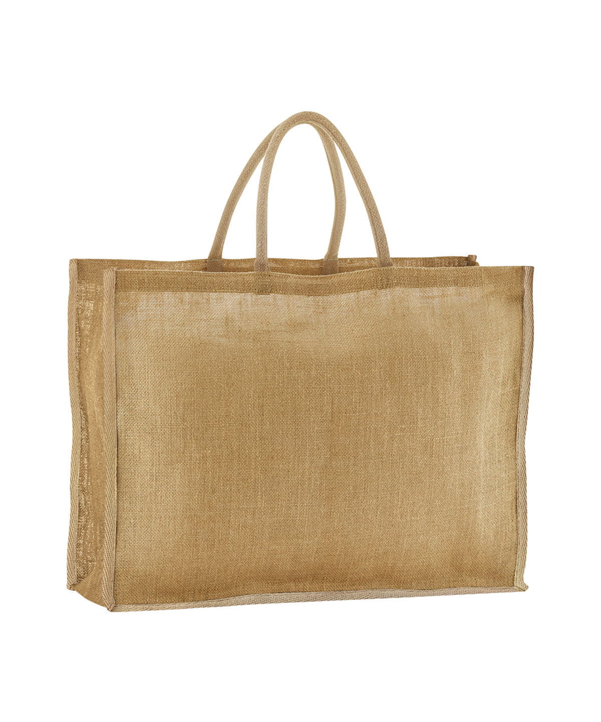 Natural starched jute market shopper | natural