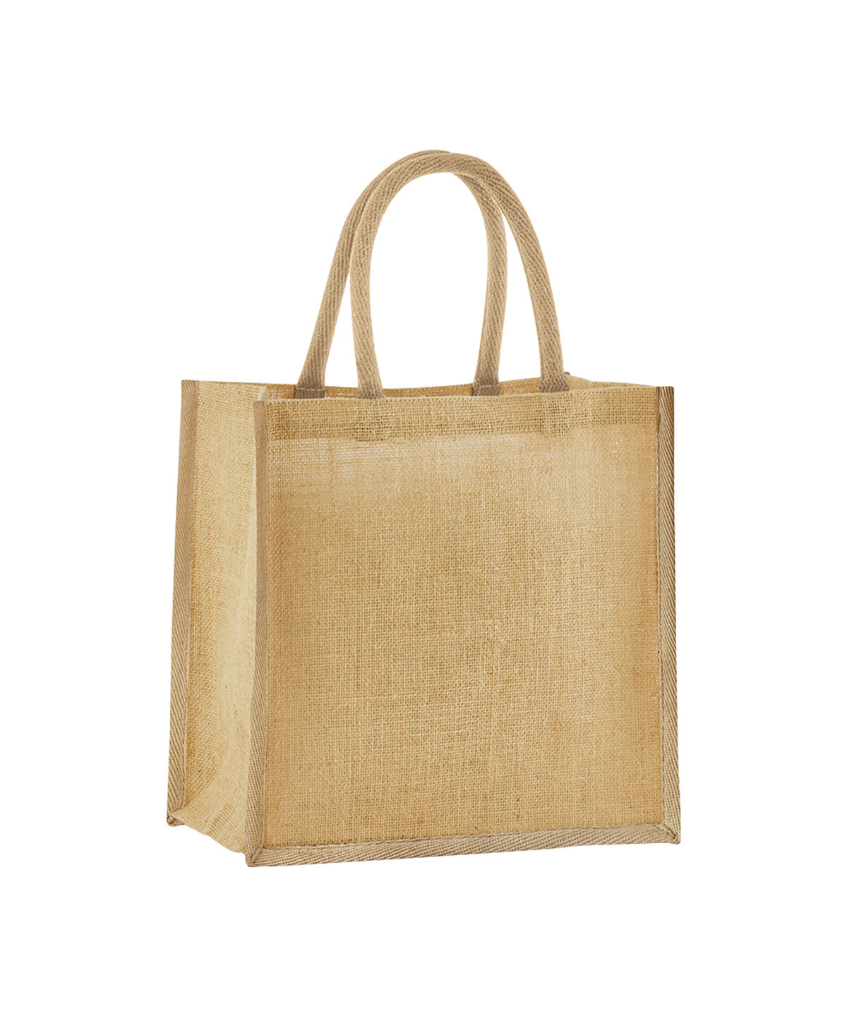 Natural starched jute mini gift bag | natural