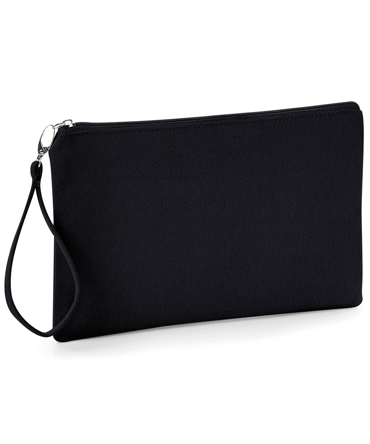 Canvas wristlet pouch | Light Grey/Light Grey