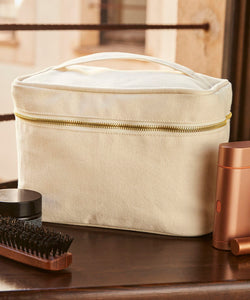 Canvas vanity case | natural