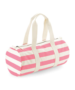 Nautical barrel bag | Natural/Grey