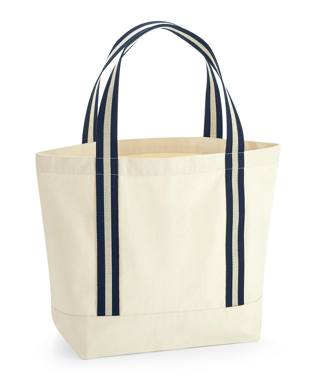 EarthAware® organic boat bag | natural/french navy