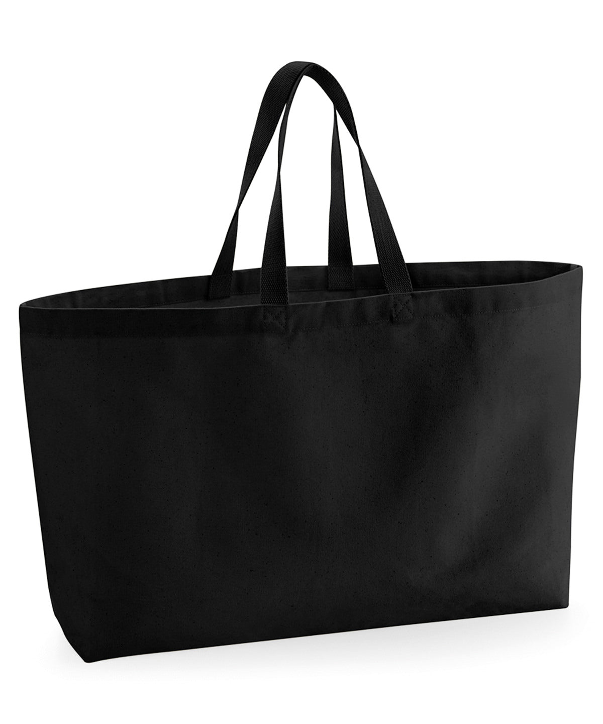 Oversized canvas tote bag | black