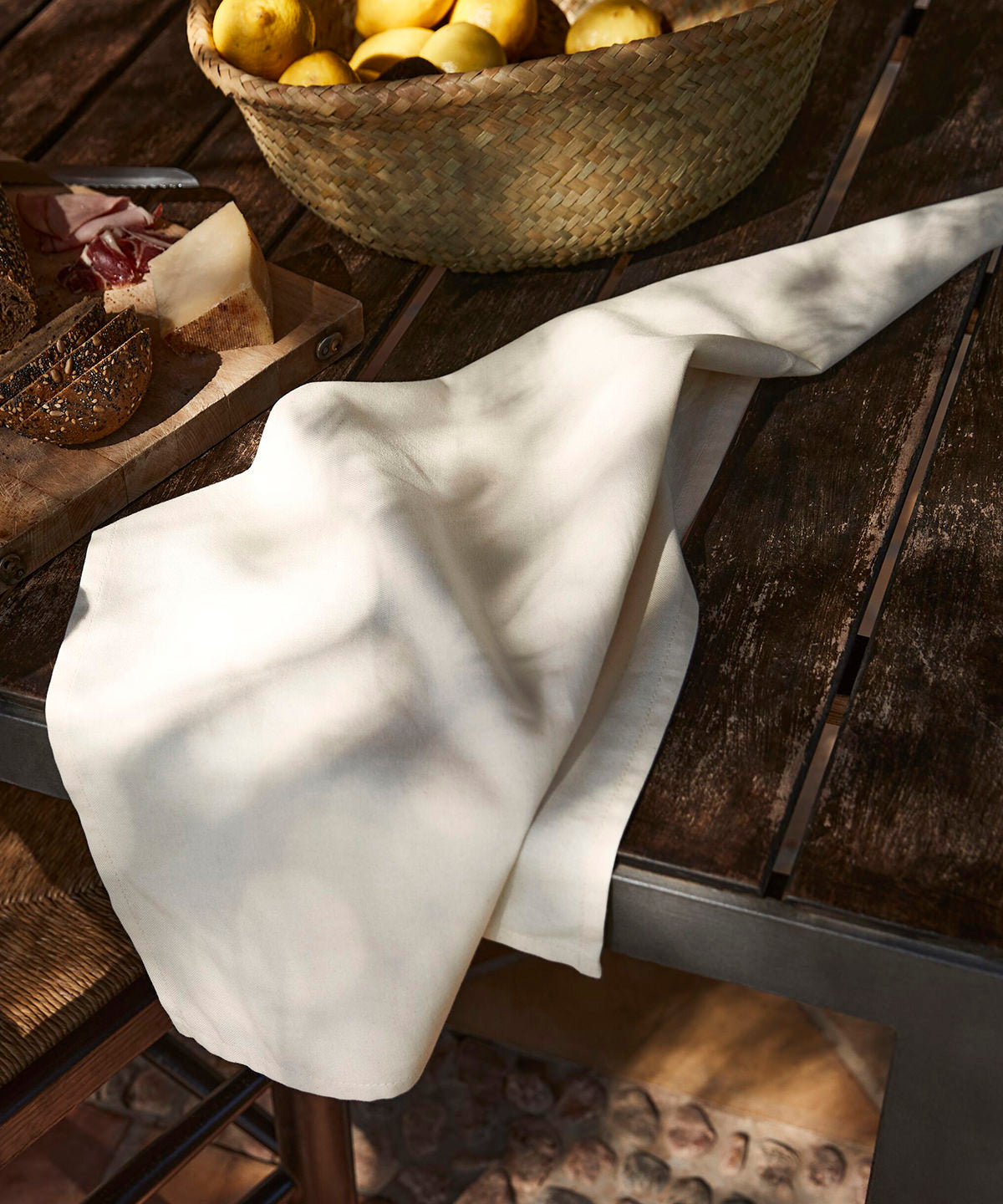 Organic cotton tea towel | pure grey