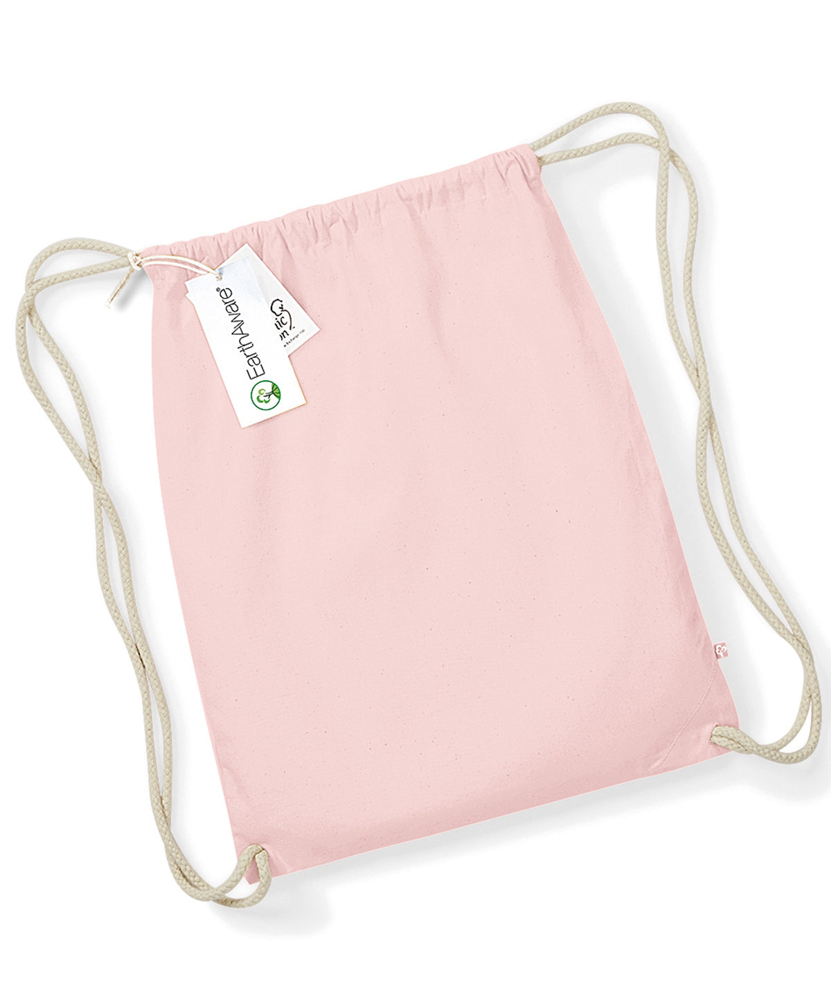 EarthAware® organic gymsac | Pastel Pink