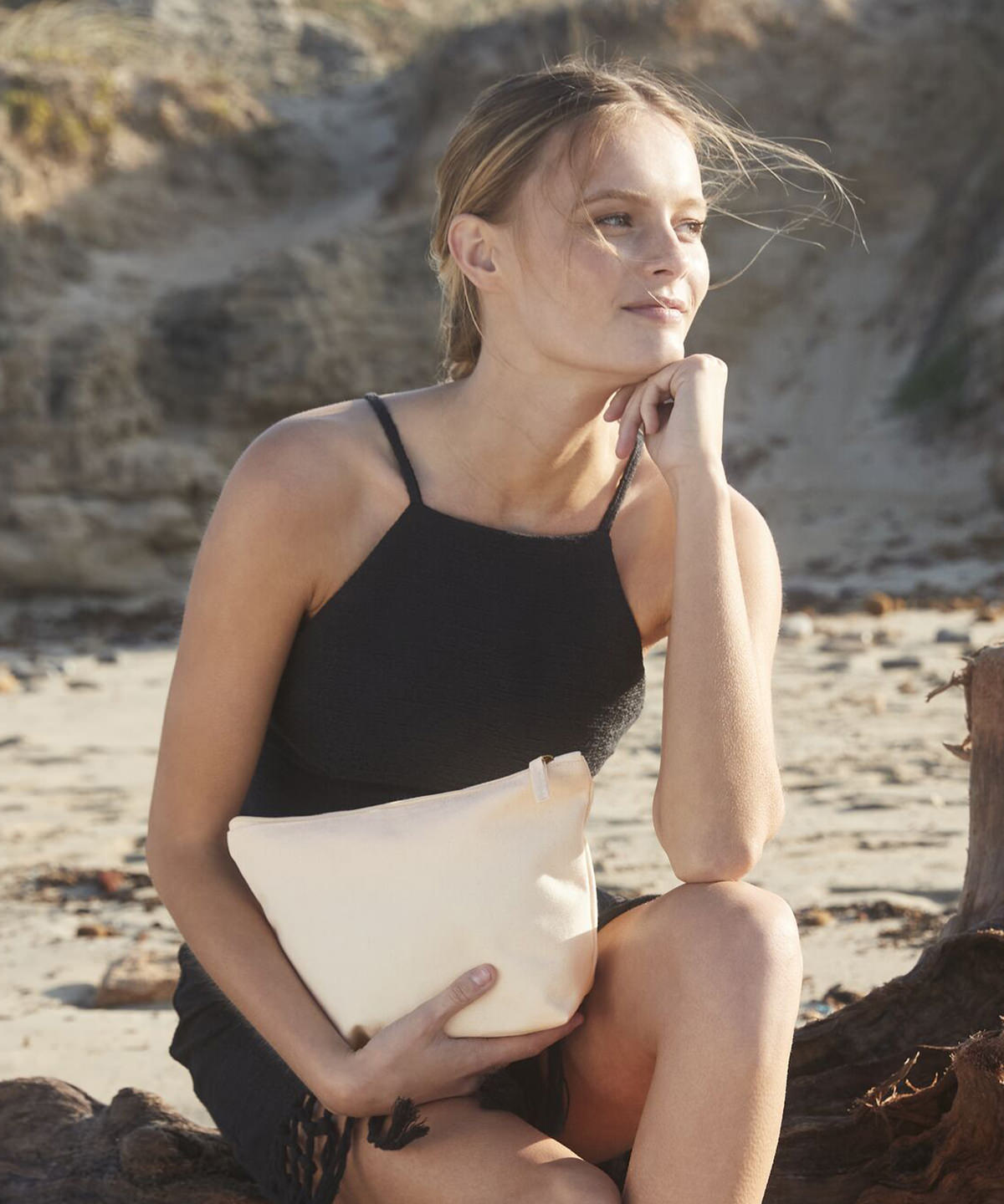 EarthAware® organic accessory bag | natural