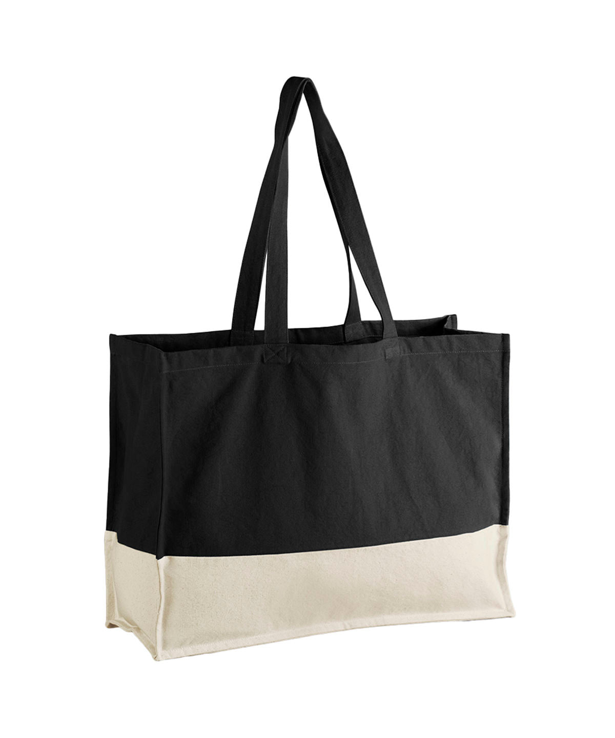 EarthAware® organic contrast shopper | black/natural