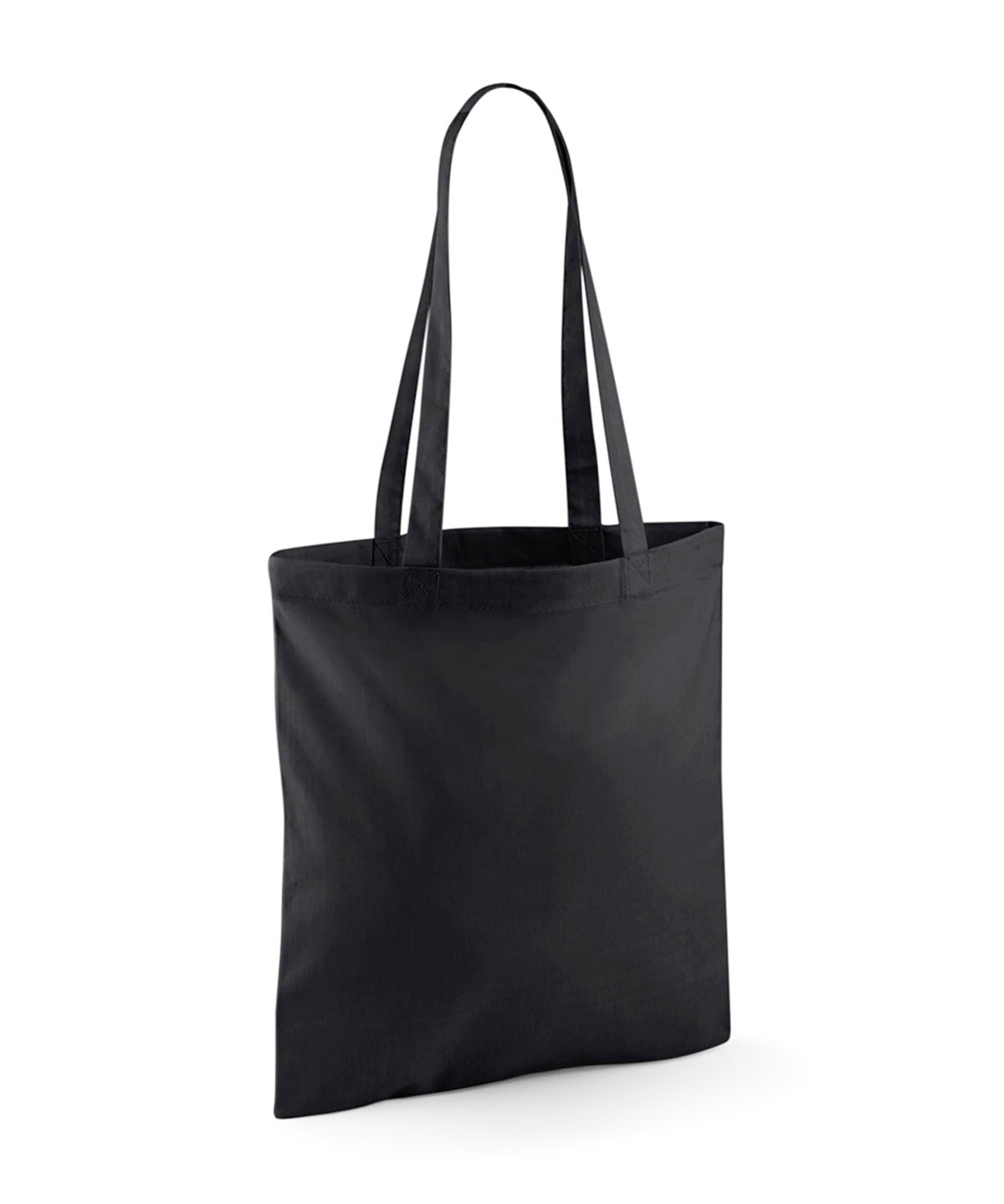 Recycled cotton tote | black