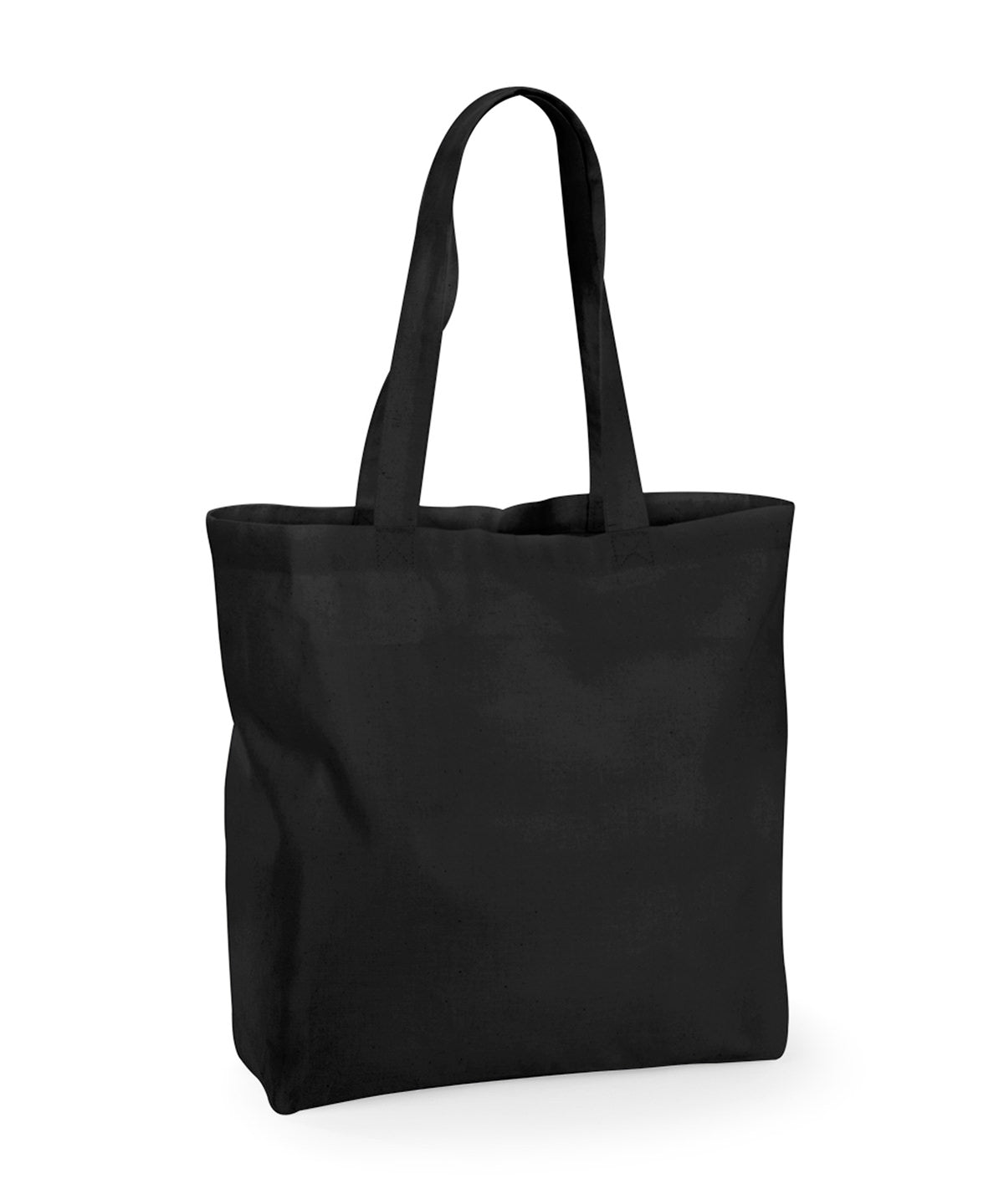 Recycled cotton maxi tote | Black