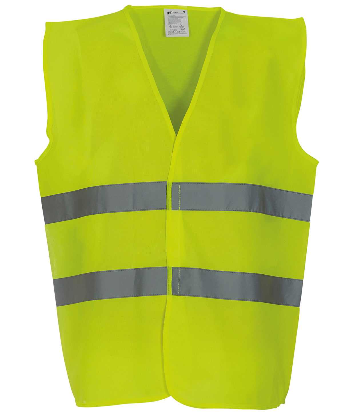 Hi-vis 2-band waistcoat (HVW102) | yellow