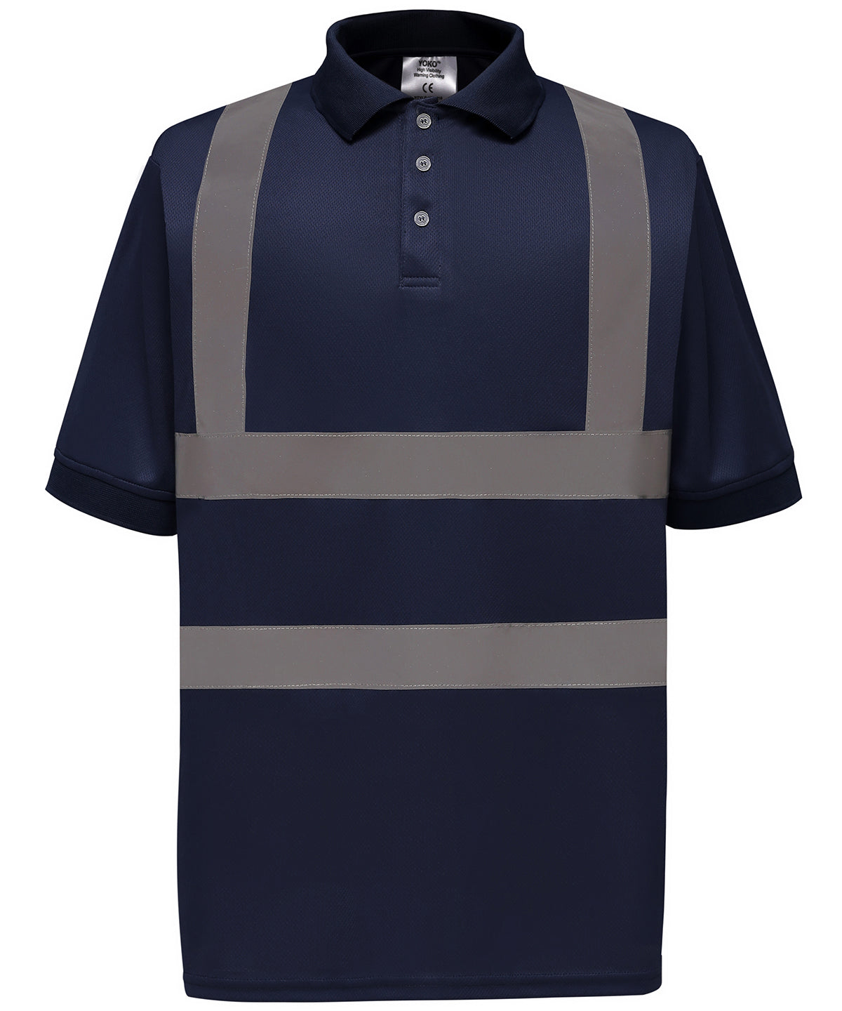Hi-vis short sleeve polo (HVJ210) | navy