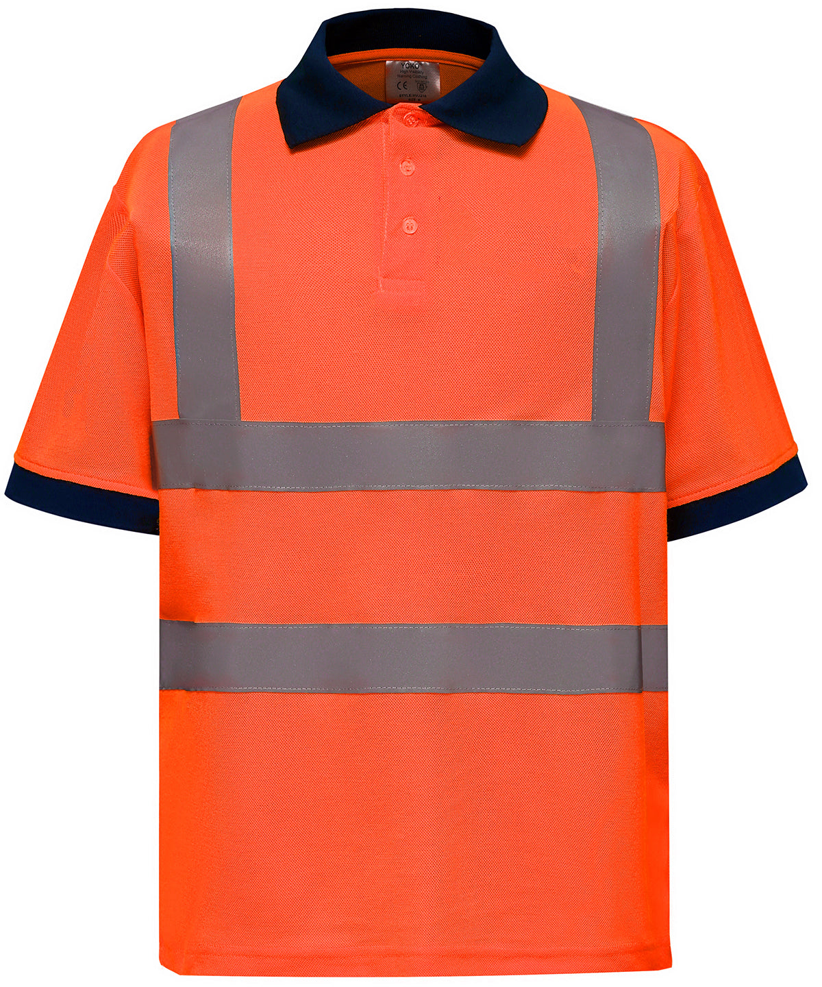 Hi-vis short sleeve polo (HVJ210) | orange