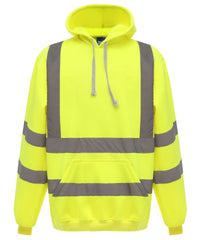 Hi-vis pull-over hoodie (HVK05) | Yellow